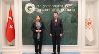 Bakan Kurum, Afyonkarahisar Belediye Başkanı Köksal'ı kabul etti