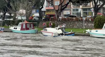 Çanakkale'de taşan Sarıçay dron ile görüntülendi