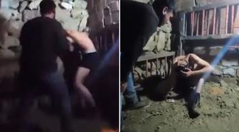 İç çamaşırına kadar soyduğu çocuğa ahırda işkence etti