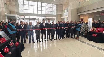 Çorlu'da yükümlüler için 'sosyal market' ile 'el sanatları' sergisi açıldı