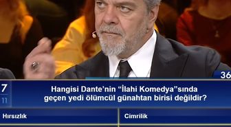 Hangisi Dante'nin İlahi Komedya'sında geçen yedi ölümcül günahtan birisi değildir?