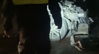 Kayseri'de minibüsün çarptığı 3 at öldü; sürücü yaralandı