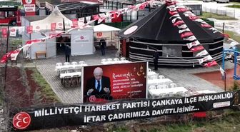 MHP Çankaya İlçe Başkanlığı 8'inci yılında iftar programlarına devam ediyor