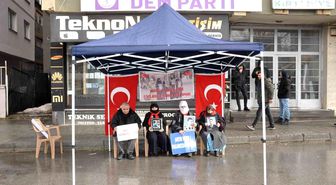 Muş'ta evlat nöbeti sürüyor