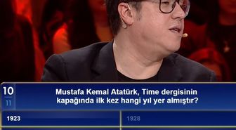 Mustafa Kemal Atatürk, Time dergisinin kapağında ilk kez hangi yıl yer almıştır?