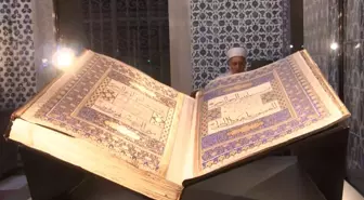Osmanlı döneminin en büyük Mushafı Topkapı Sarayı'nda ilk kez sergileniyor