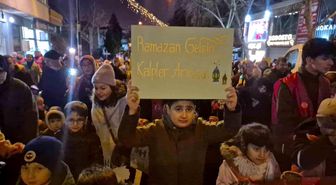 Tekirdağ'da 'Hoşgeldin Ramazan' yürüyüşü