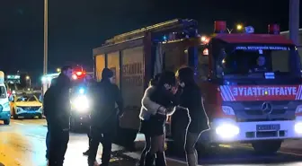 Avcılar'da kaza yerini karıştıran kadınlar kamerada