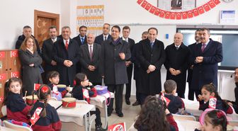 Bakan Tekin, Erzurum'da 12 derslikli okulun açılışını yaptı