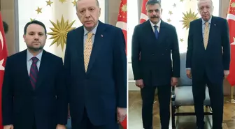 Cumhurbaşkanı Erdoğan, bakanlar Gürlek ve Çiftçi'yi kabul etti