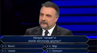 Hangisi 'zanaat'ın sözlük tanımında geçmez?