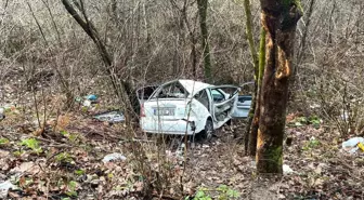 Kastamonu'da şarampole yuvarlanan otomobildeki yolcu hayatını kaybetti