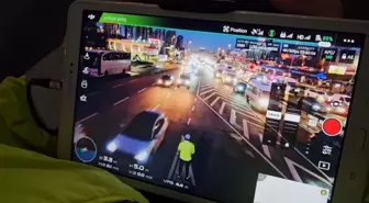 Zeytinburnu'nda dron destekli 'kaynak' denetimi: 37 sürücüye ceza