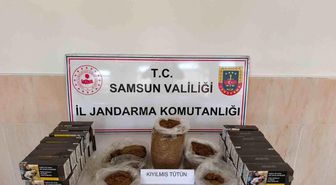 Alaçam'da kaçak tütün mamulleri operasyonu