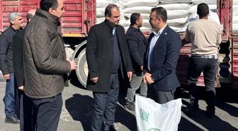 Arıcılara arı besleme şekeri dağıtıldı