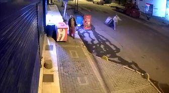Avcılar'da varil hırsızlığı kamerada