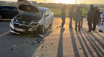 Çorlu'da zincirleme kaza: 1 yaralı