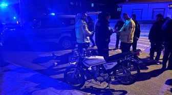 Erzincan'da motosiklet kazası