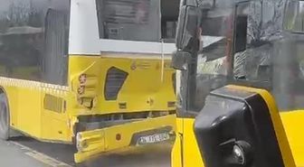 Fatih Unkapa'da 3 İETT Otobüsü Kaza Yaptı