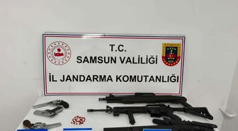 Jandarma ruhsatsız silah ele geçirdi
