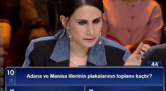 Adana ve Manisa illerinin plakalarının toplamı kaçtır?