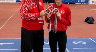 Eskişehirli atletizm sporcusundan Balkan'da altın madalya