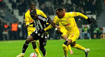 Trendyol Süper Lig: Beşiktaş: 2 Göztepe: 0 (İlk yarı)