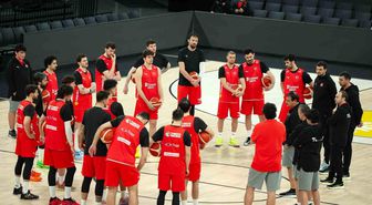 A Milli Erkek Basketbol Takımı, Sırbistan maçı hazırlıklarına başladı