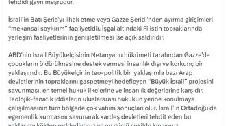 AK Parti'li Çelik: İsrail'in Filistin toprakları üzerinde hiçbir hakkı ve egemenliği yoktur