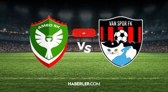 Amedspor Vanspor maçı kaç kaç? MAÇ SONUCU! Amedspor Vanspor golleri kim attı, canlı maç anlatımı!