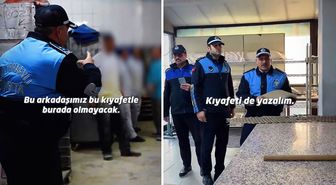 Fırına denetime giden zabıta ekiplerini şaşırtan manzara: Bu kıyafetle olmaz