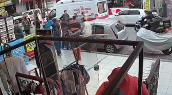 Mersin'de 2 grup arasında bıçaklı kavga kamerada
