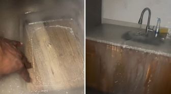 Musluğu açık unuttu, tüm evi buz tuttu