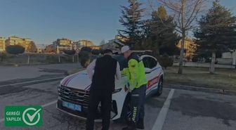 Nevşehir'de Drift Yapan Sürücüye Yüksek Para Cezası