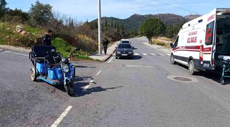 Gazipaşa'da elektrikli bisiklet kazası: 2 yaralı