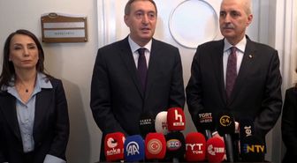 TBMM Başkanı Kurtulmuş, DEM Parti'yi ziyaret etti