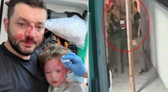 Yalova'da baba ile 14 aylık bebeğinin darbedildiği görüntüler ortaya çıktı