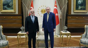 Cumhurbaşkanı Erdoğan, HÜDA PAR Genel Başkanı Yapıcıoğlu'nu kabul etti