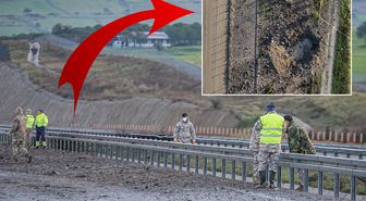 Düşen F-16'nın bulunduğu bölgede çarpıcı manzara