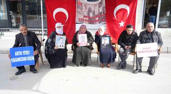 Muş'ta evlat nöbeti devam ediyor