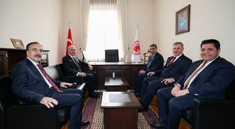 TBMM Başkanı Kurtulmuş'tan AK Parti ve Yeni Yol'a ziyaret