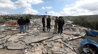 Albüm: İsrail, Batı Şeria'da Filistinlilere Ait Evleri Yıktı