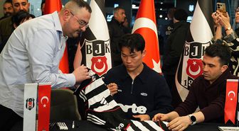 Beşiktaşlı taraftarlar, Hyeon-gyu Oh'un imza gününe akın etti