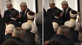 Bilal Erdoğan, Üsküp'te teravih namazını kıldırdı