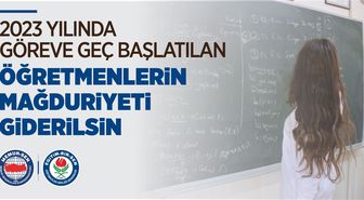 Eğitim-Bir-Sen'den Sözleşmeli Öğretmenlerin Hak Kaybı Talebi