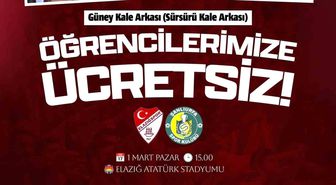 Elazığspor'dan 17 Yaş altı taraftarlara ücretsiz bilet