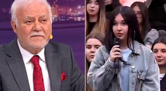 Genç kızdan Nihat Hatipoğlu'na ilginç soru! Dakikalarca anlayamadı