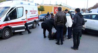Kavşak içindeki kazada sürücü yaralandı