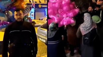 Teravih sonrası çocukları sevindirmek istedi, büyükler her şeyi berbat etti