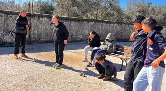 Ula'da Bocce branşı yoğun ilgi görüyor